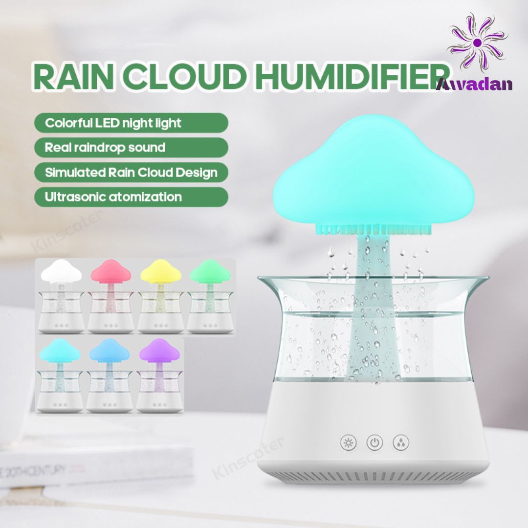 Humidificador aromático de lluvia