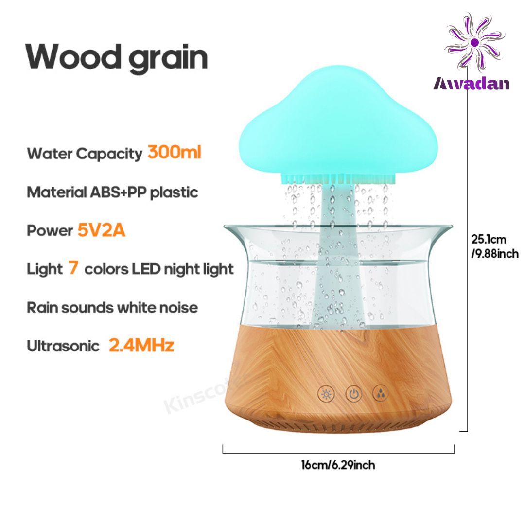 Umidificador de chuva aromática