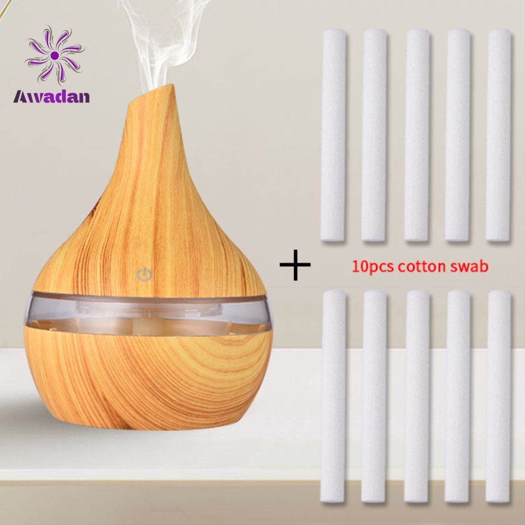 Difusor de aroma elétrico e umidificador