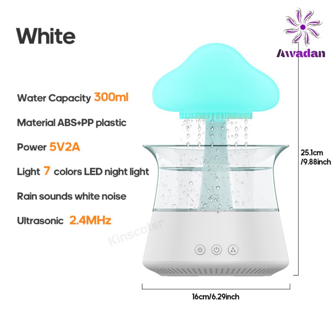 Umidificador de chuva aromática