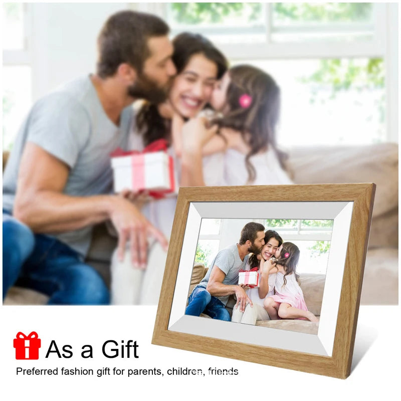 Digital Photo Frame - Wooden Finish