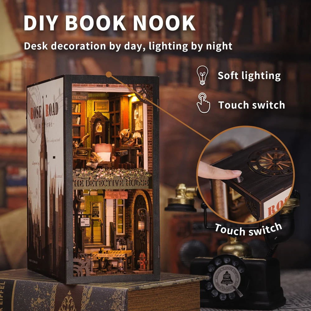 DIY Book Nook Kit with LED Light