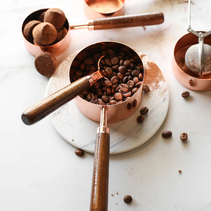 Rose Gold Measuring Spoons Set