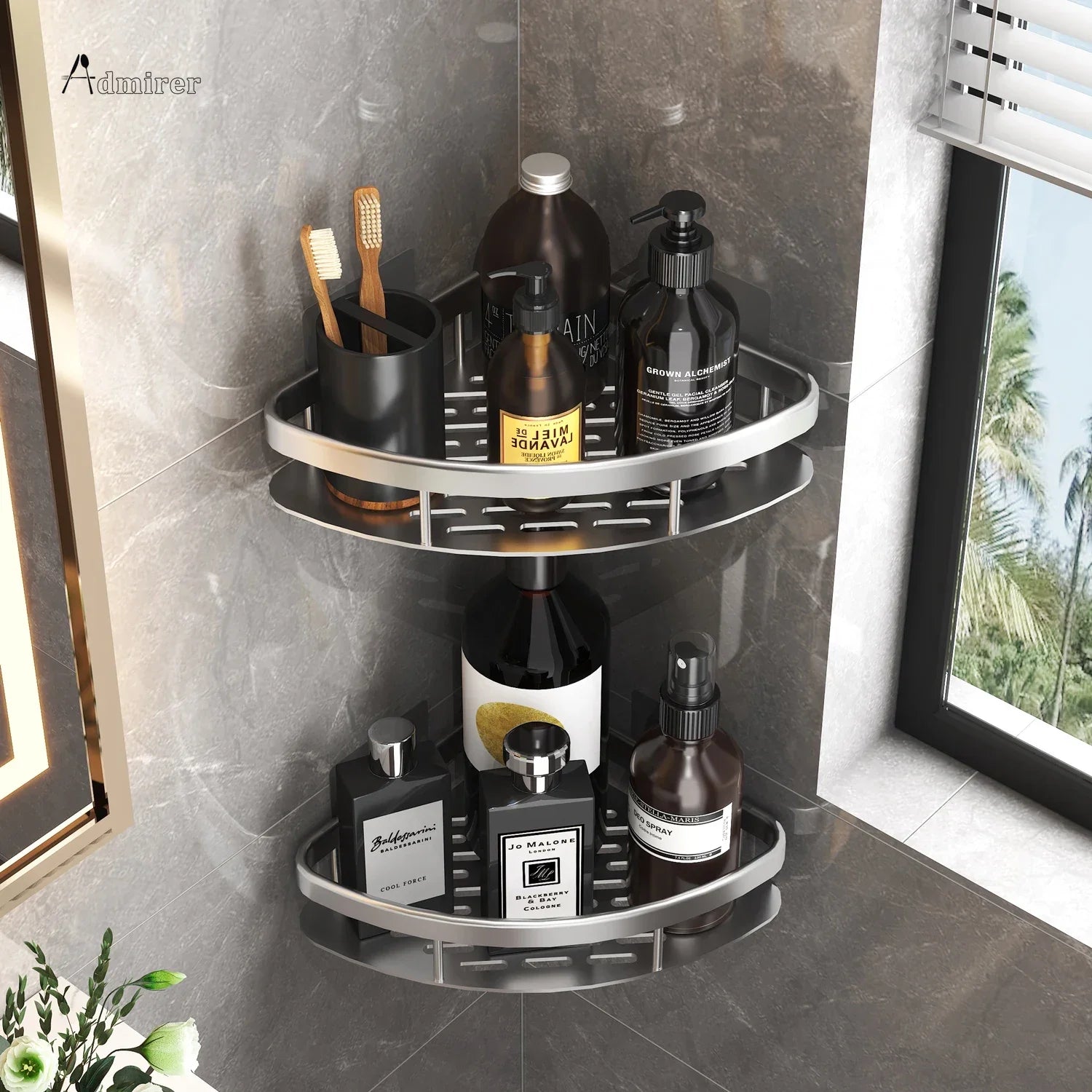 Aluminum Bathroom Shelf