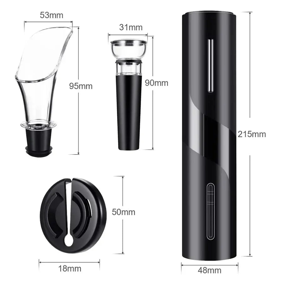 Automatic Electric Wine Opener with Foil Cutter