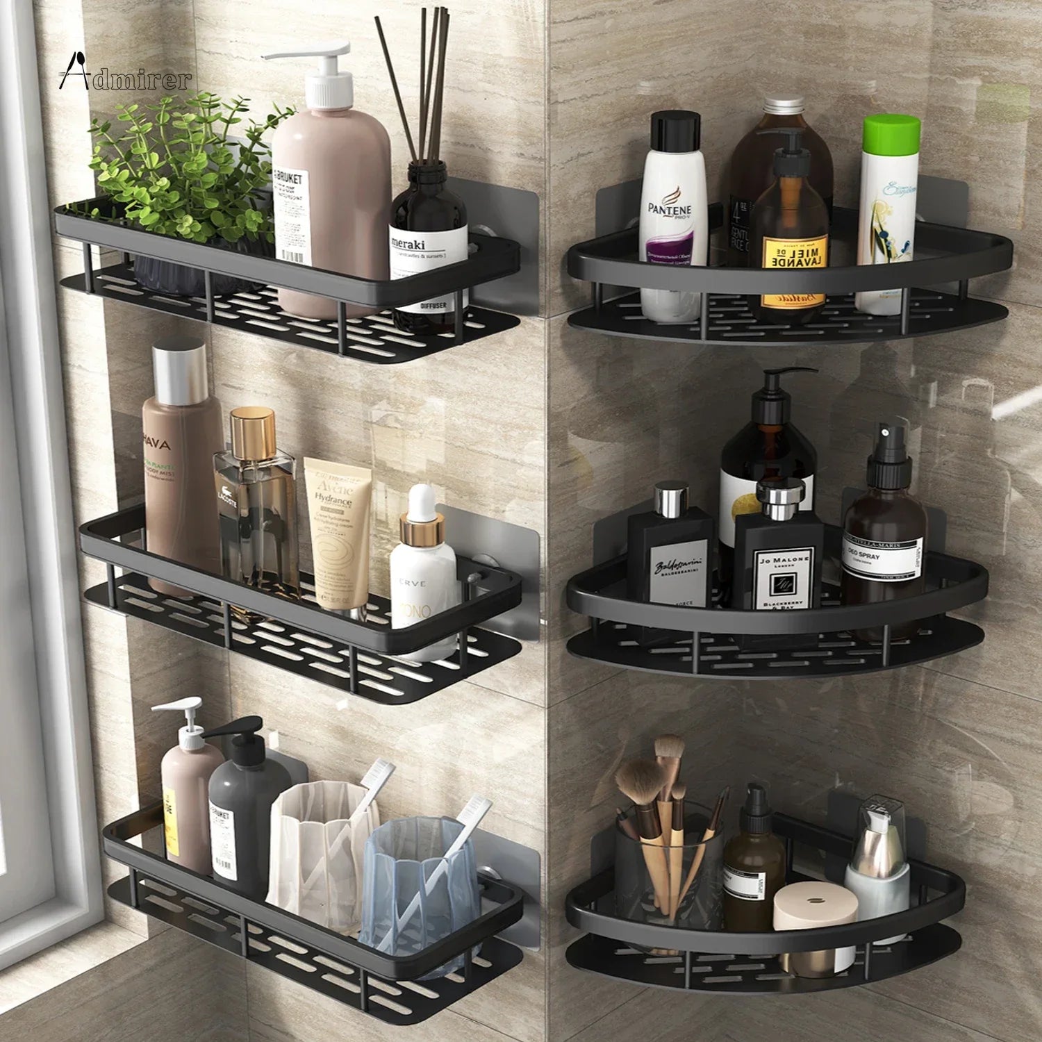 Aluminum Bathroom Shelf